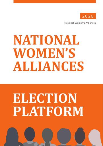 NWA 2025 Election Platform