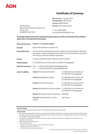 NRWC Association Liability 23.12.2025