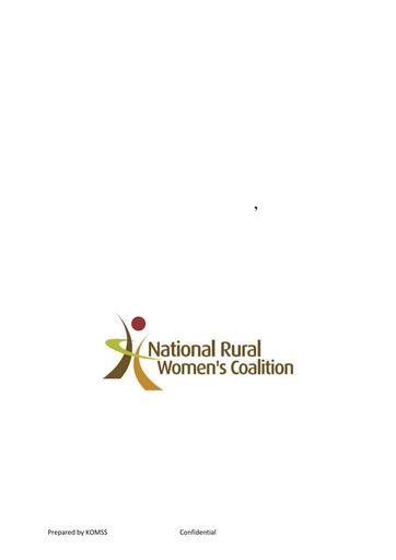 NRWC October Finance Report