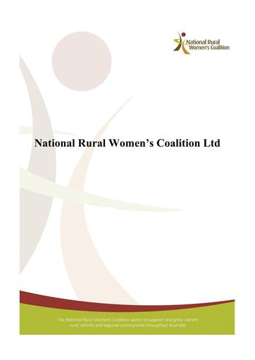 NRWC January 2025 Finance Report