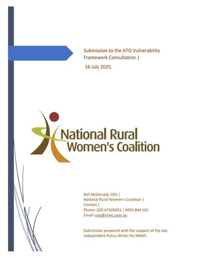 ATO Vulnerability Framework Consultation